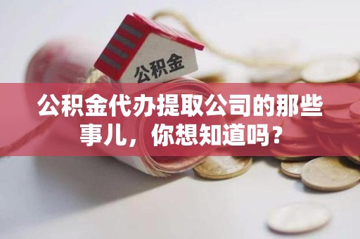 六安公积金代办提取公司的那些事儿，你想知道吗？